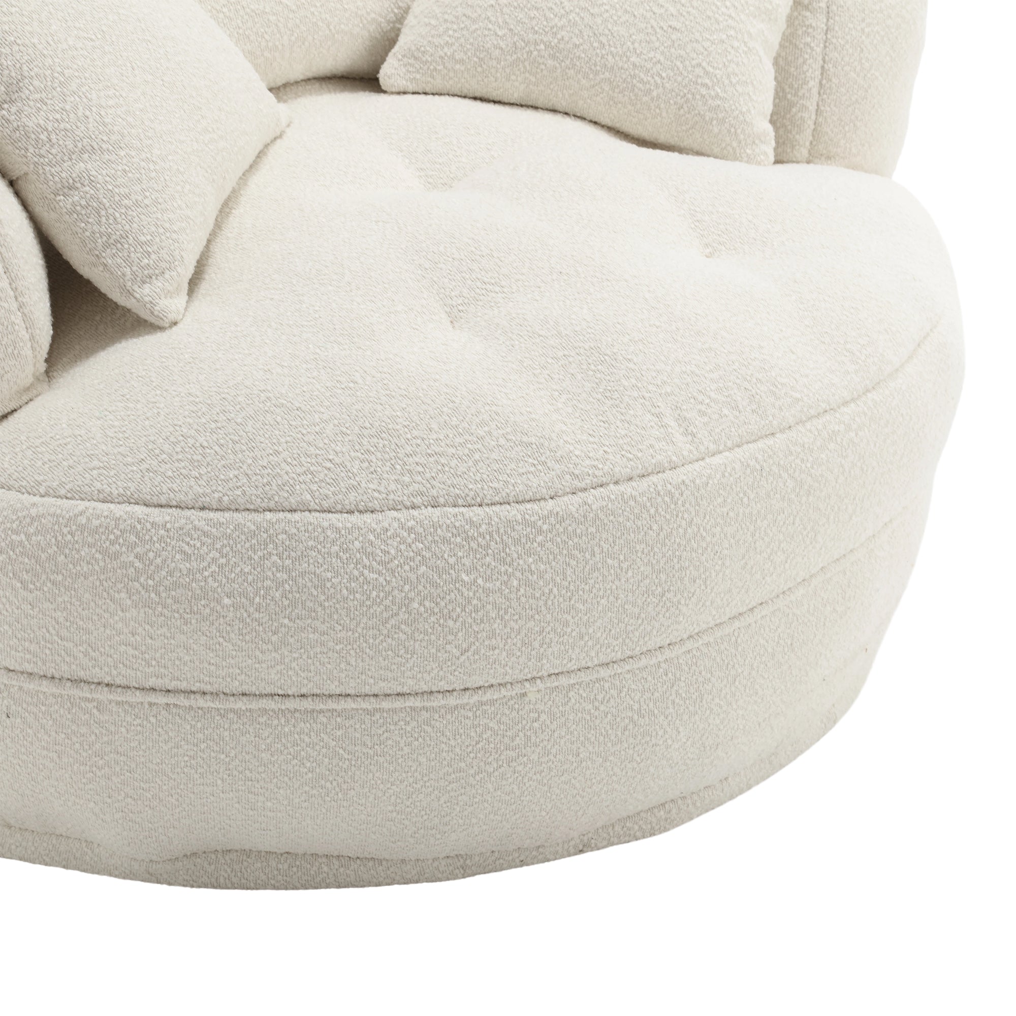 Chenille Sponge single sofa,No Assembly Required,Fluffy Modern Sleeper