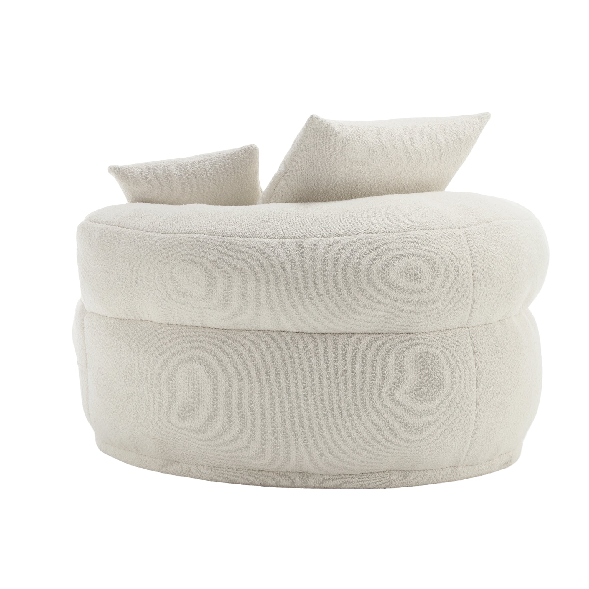 Chenille Sponge single sofa,No Assembly Required,Fluffy Modern Sleeper