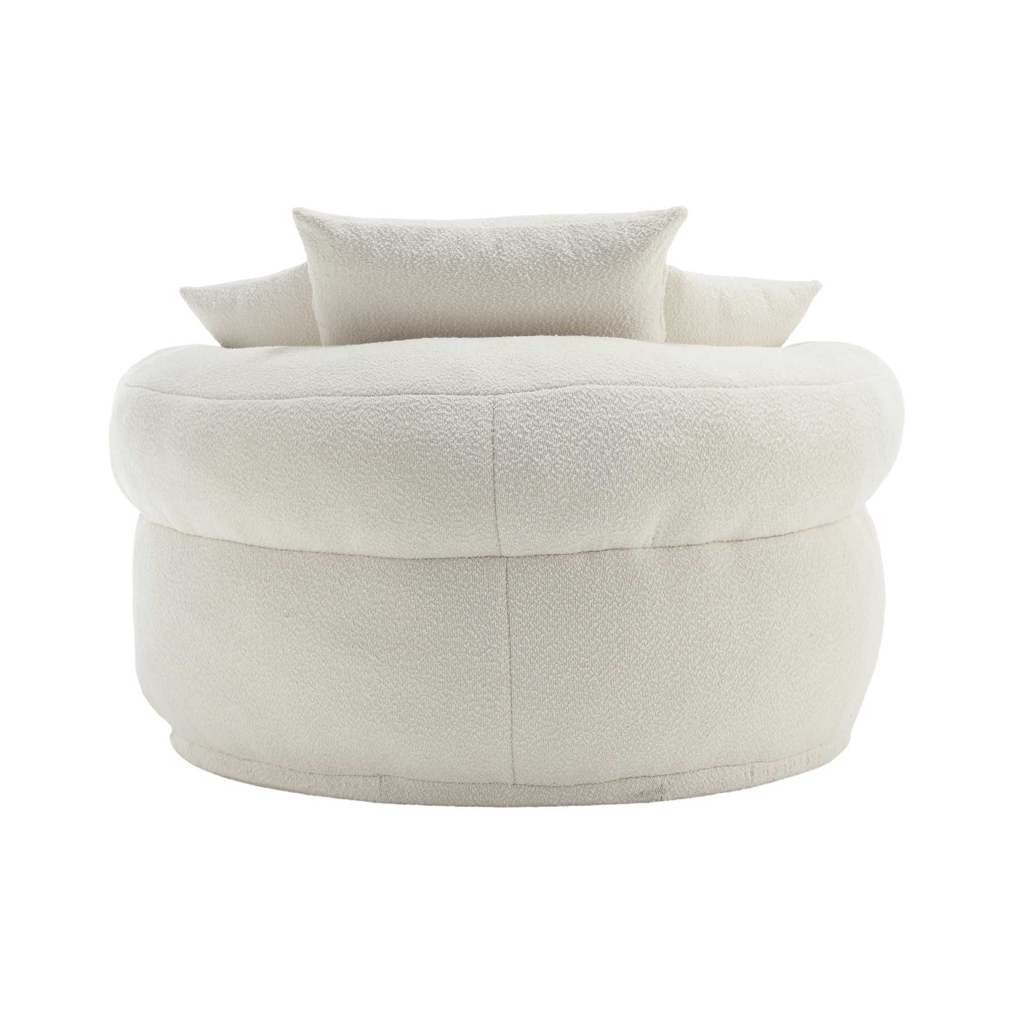 Chenille Sponge single sofa,No Assembly Required,Fluffy Modern Sleeper