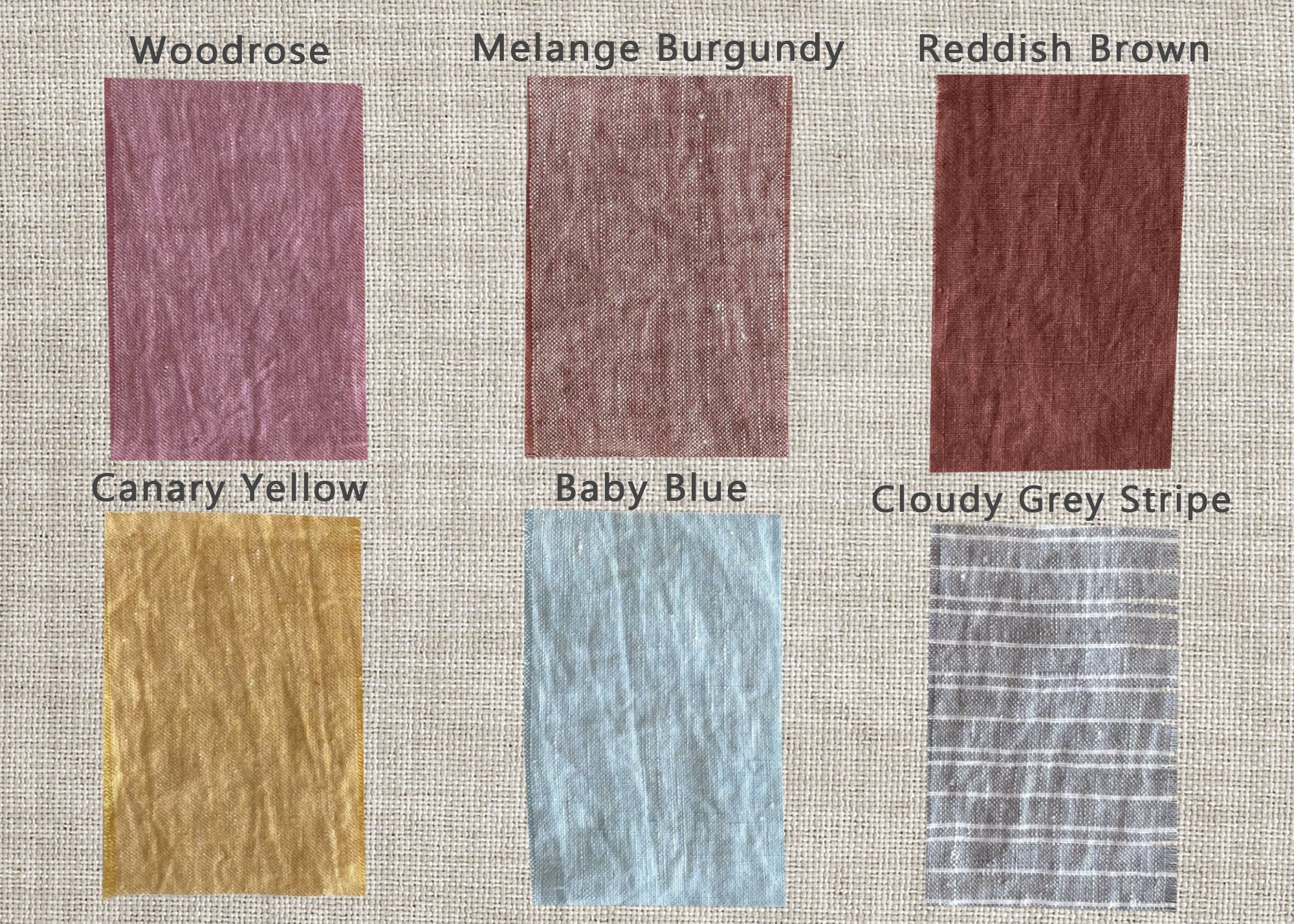 Woodrose linen couch cover