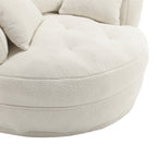 Chenille Sponge single sofa,No Assembly Required,Fluffy Modern Sleeper