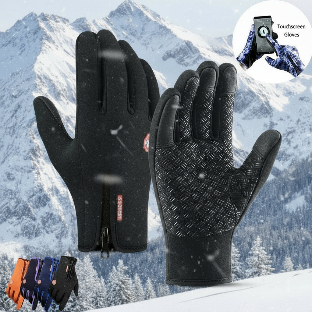 Touchscreen Winter Gloves - Waterproof & Fleece-Lined