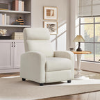 Corduroy Recliner Chair Single Sofa Home Theater Seating Adjustable