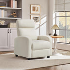 Corduroy Recliner Chair Single Sofa Home Theater Seating Adjustable