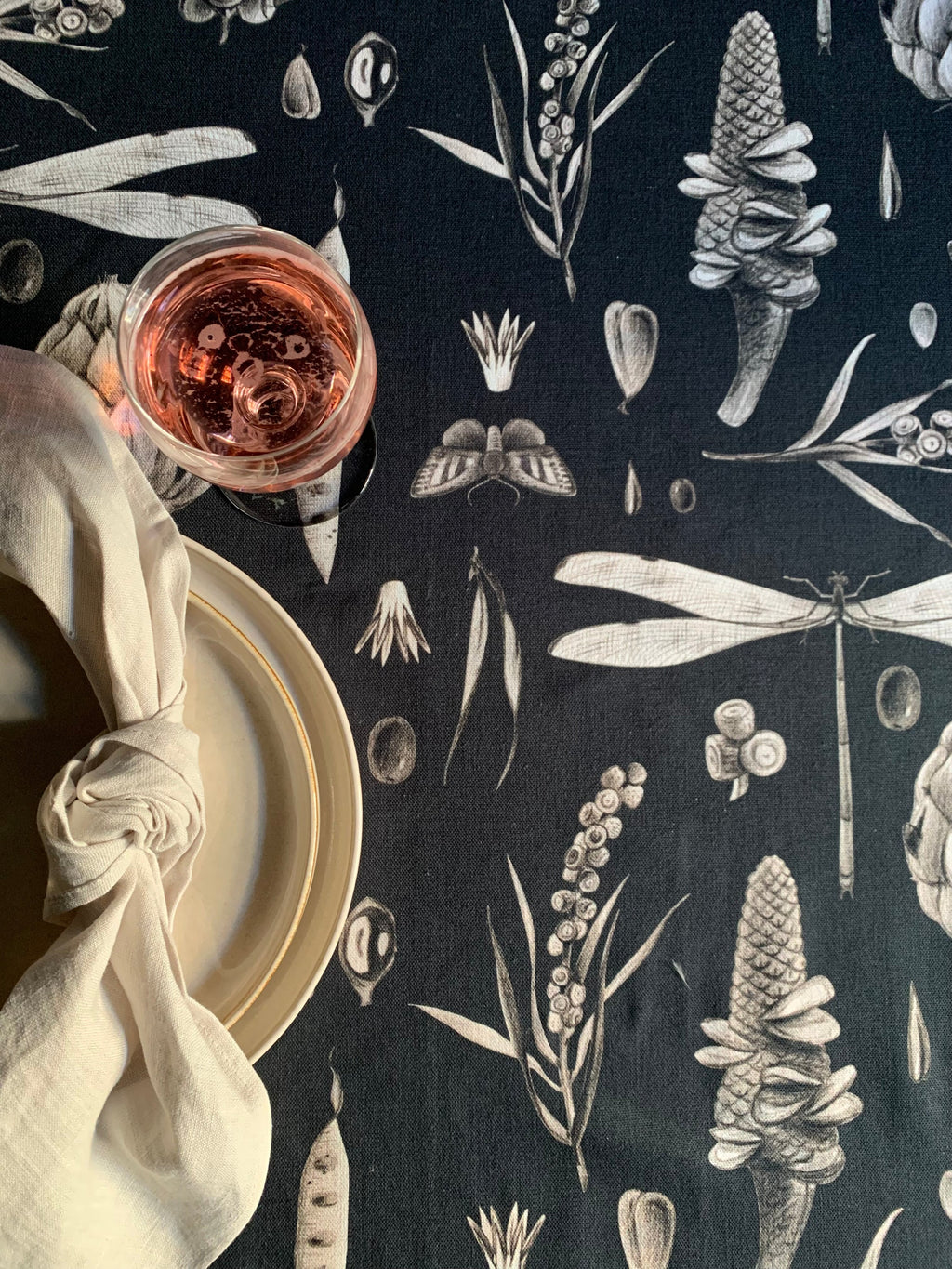 Rectangular Tablecloth, 100% Cotton, Printed | Seeds Carbon
