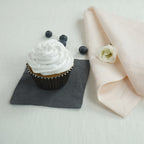 Set of linen coasters