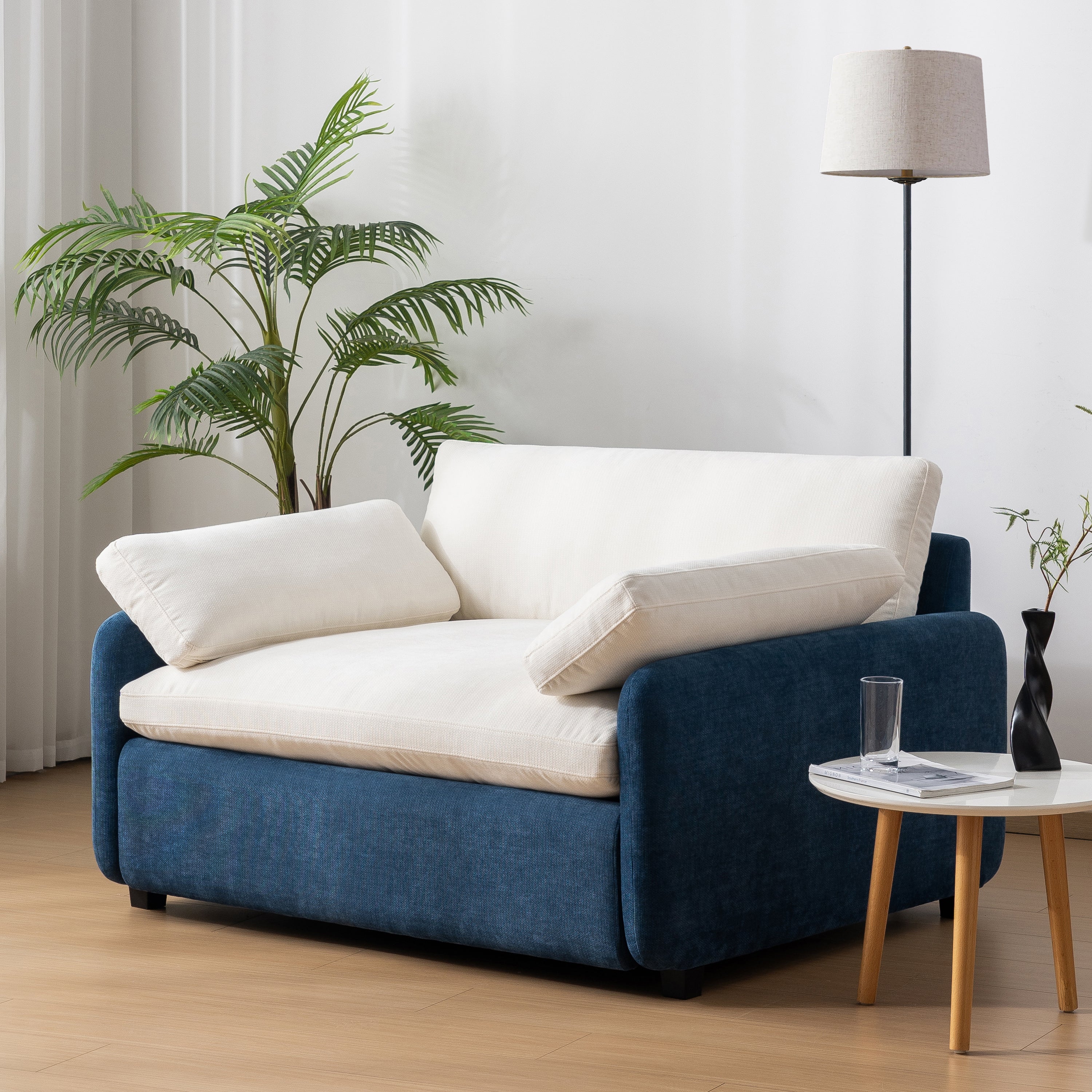 50*43" Oversized Chenille Single Sofa Chair,Wide and Deep Seat Accent