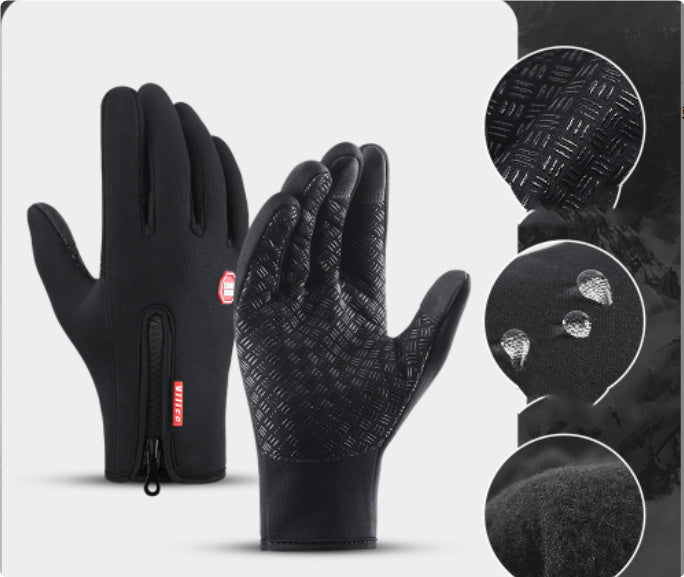 Touchscreen Winter Gloves - Waterproof & Fleece-Lined
