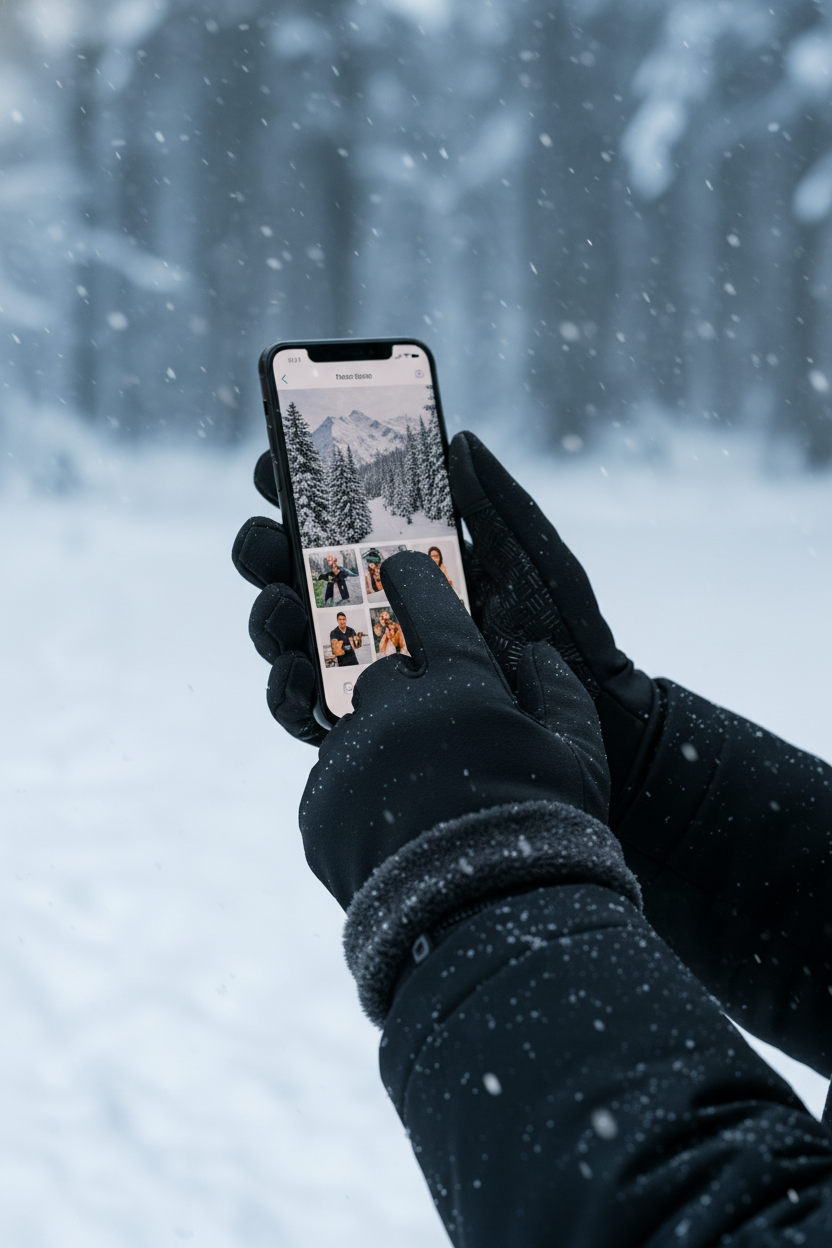 Touchscreen Winter Gloves - Waterproof & Fleece-Lined